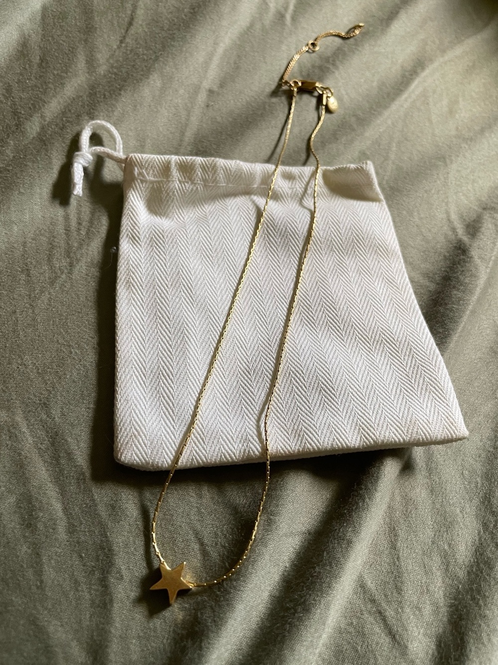 Madewell Gold Star Charm Necklace